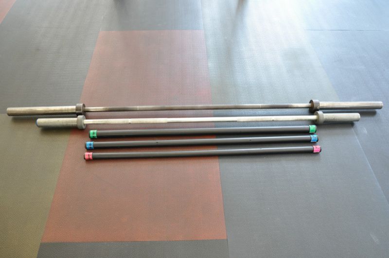 Cuban Presses / Muscle Snatches can be performed with many different options... including the pink one.